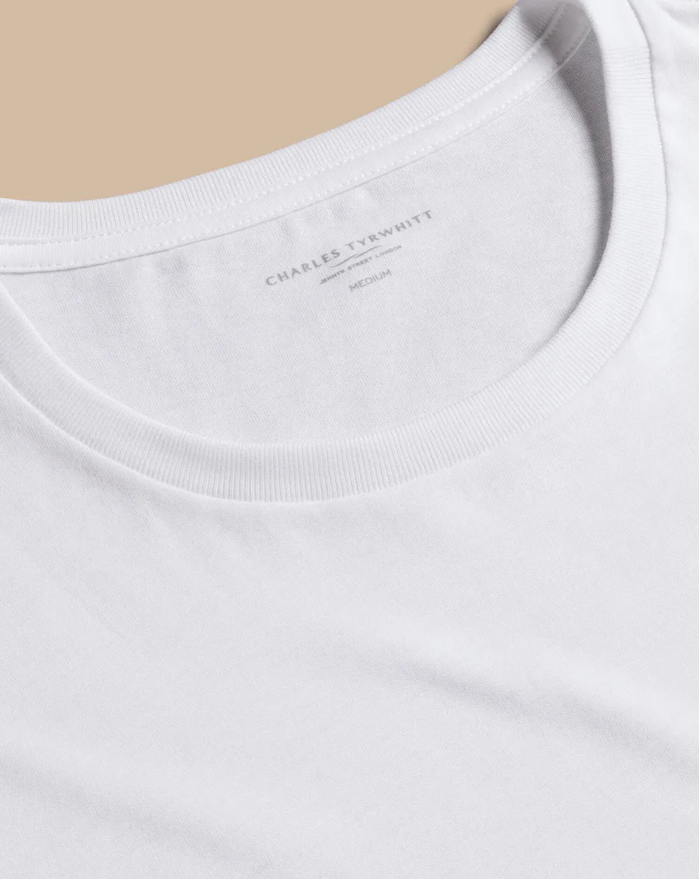 2 Pack V-Neck Cotton T-Shirt - White