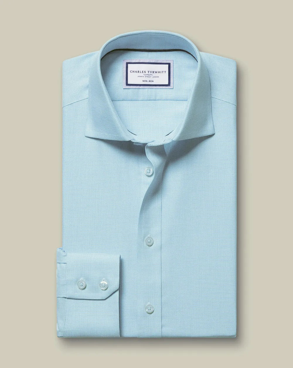 Non-Iron Westminster Weave Shirt - Silver Grey