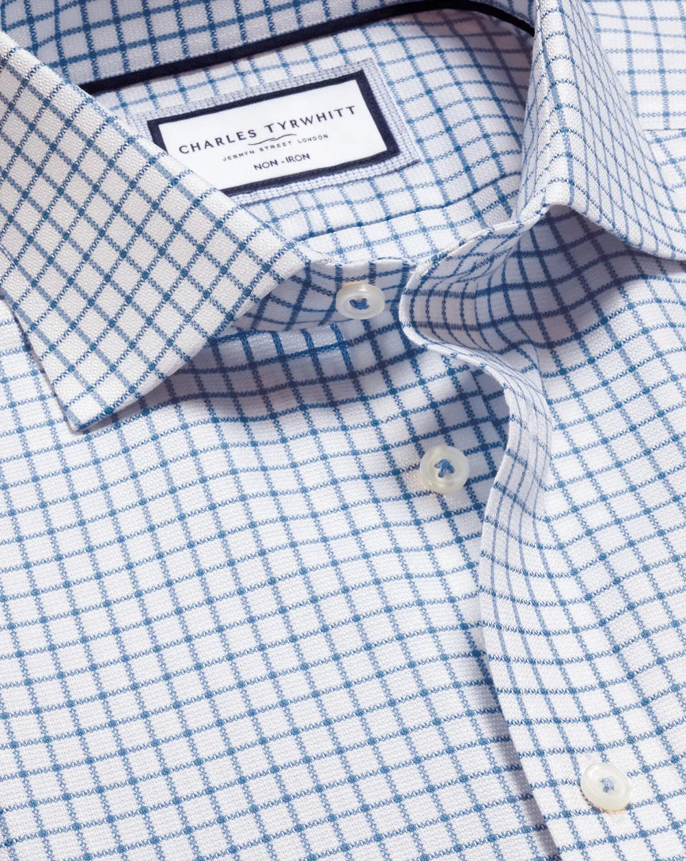 Non-Iron Westminster Weave Shirt - Silver Grey